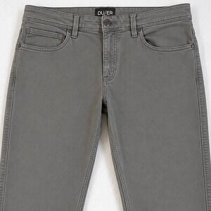 DU/ER No Limit Relaxed Fit Pants Mens 34x29 Actual N2X‎ Performance Raw Hem Gray